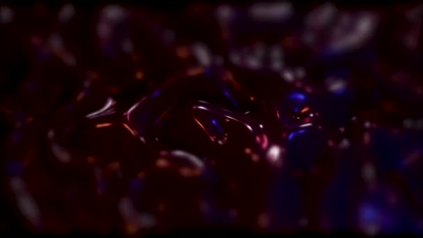 Abstrait Infinite Loop animation 3D fond de l'espace avec une perspective de cubes métalliques et des éléments lumineux de la lumière .