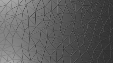 Hareket aydınlatma arkaplanı. Geometrik üçgen gri, görselleştirme 3d soyutlama şablonu, reklam veya afiş için güzel arkaplan dokusu.