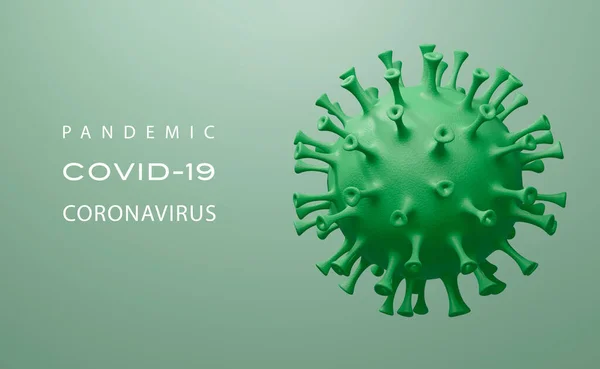 Αφίσα Πανδημία Coronavirus Αφαίρεση Προειδοποίηση Σχετικά Μόλυνση Των Ανθρώπων Πιθανότητα — Φωτογραφία Αρχείου