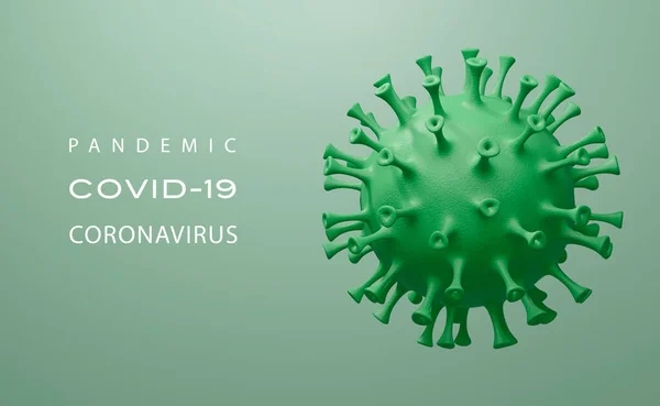 Poster Pandemic Coronavirus Peringatan Abstraksi Tentang Infeksi Orang Kemungkinan Infeksi — Stok Foto