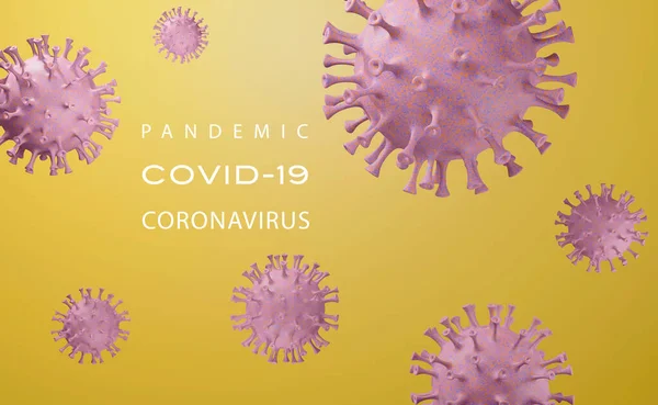 Poster Pandemic Coronavirus Abstraktion Varning Infektion Människor Risken För Infektion — Stockfoto