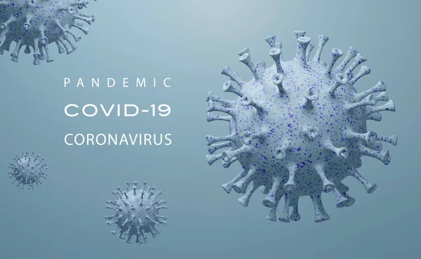 Αφίσα Πανδημία Coronavirus Αφαίρεση Προειδοποίηση Σχετικά Μόλυνση Των Ανθρώπων Πιθανότητα — Φωτογραφία Αρχείου