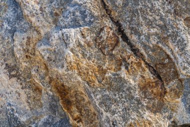 Doğal kaya granit doğal kaya granitinin dokusu, kuvars ve mika içeren manyetik yapı ve erozyon ve oksit izleri..