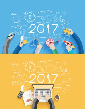2017 yeni yıl iş başarı 