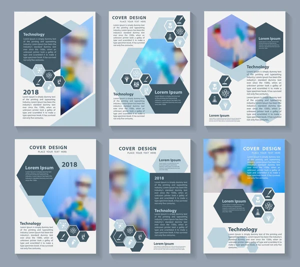 Brochure Brochure d'entreprise design vectoriel — Image vectorielle