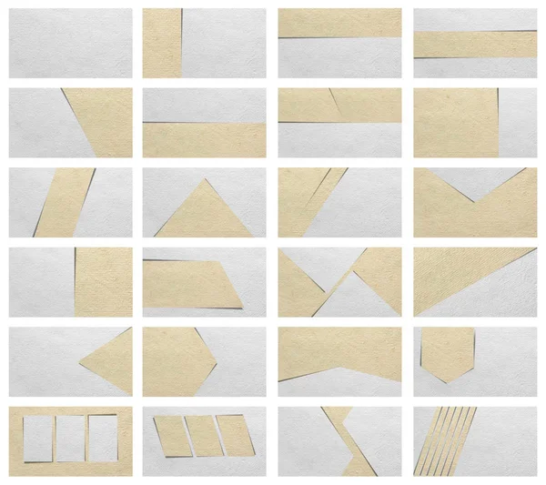 Presentation mallar pappersstruktur bakgrund — Stockfoto