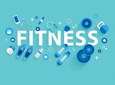 Fitness kavramı egzersiz ekipman ile