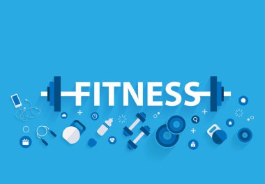 Fitness kavramı egzersiz ekipman ile