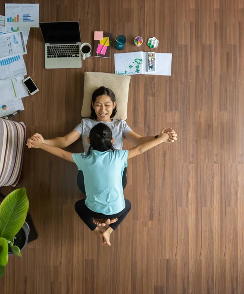 Top Ver Trabajo Desde Concepto Ideas Para Hogar Mujeres Asiáticas —  Fotos de Stock