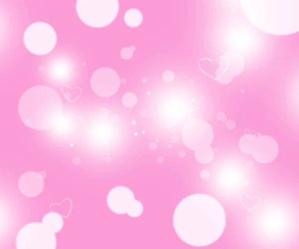 Abstract roze bokeh licht achtergrond, Kerst achtergrond voor ontwerp, roze bokeh liefde Valentijnsdag achtergrond — Stockfoto