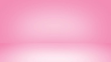 Soyut temiz pembe arkaplan, boş stüdyo odası arkaplanı ürün görüntüleme, şablon ya da afiş için montaj olarak kullan, kopyalama alanı olan arkaplan