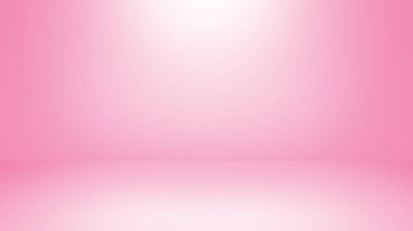 Soyut temiz pembe arkaplan, ışık alan boş stüdyo odası arkaplan, ürün görüntüleme, şablon ya da afiş için montaj olarak kullan, arkaplan ve kopyalama alanı 
