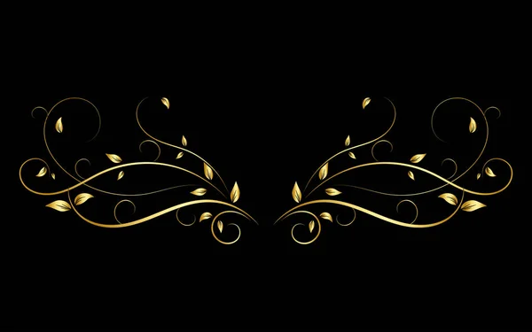 Çiçek unsurları tasarımı, lüks dekoratif element sınırı, girdaplar çiçekler, sayfa dekorasyon kartları, düğün, pankart, logolar, çerçeveler, etiketler, kafeler, butikler için yeşillik dekoratif tasarımı