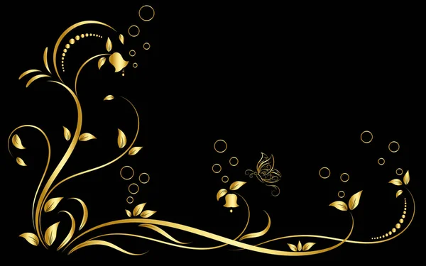 Çiçek unsurları tasarımı, lüks dekoratif element sınırı, girdaplar çiçekler, sayfa dekorasyon kartları, düğün, pankart, logolar, çerçeveler, etiketler, kafeler, butikler için yeşillik dekoratif tasarımı