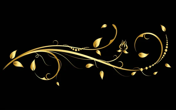 Çiçek unsurları tasarımı, lüks dekoratif element sınırı, girdaplar çiçekler, sayfa dekorasyon kartları, düğün, pankart, logolar, çerçeveler, etiketler, kafeler, butikler için yeşillik dekoratif tasarımı