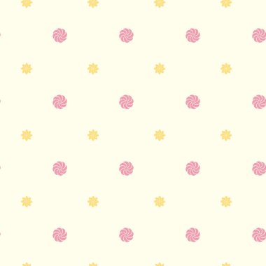 Kusursuz çiçek desenli arka plan, vektör çiçek süsü, el yapımı dekoratif unsur, kumaş, ambalaj, dekoratif baskı, tekstil, tekrarlayan desen için kusursuz arka plan ve duvar kağıtları.