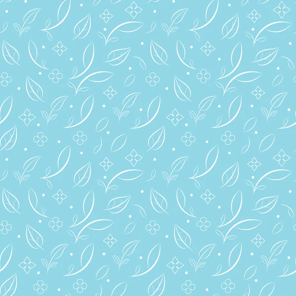 Fondo Patrón Floral Sin Costuras Ornamento Flores Vectoriales Elemento Decorativo — Vector de stock