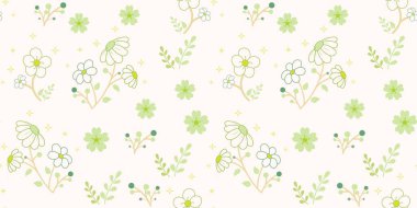 Kusursuz çiçek desenli arka plan, vektör çiçek süsü, el yapımı dekoratif unsur, kumaş, ambalaj, dekoratif baskı, tekstil, tekrarlayan desen için kusursuz arka plan ve duvar kağıtları.