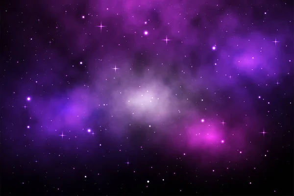 Space galaxy background with shining stars and nebula, Vector cosmos with  colorful milky way, Galaxy at starry night, Vector illustration - Stock  Image - Everypixel