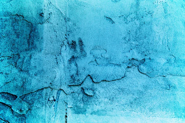 Abstrait Grunge Vintage Ciment Mur Fond Avec Couleur Bleue Vieux — Photo