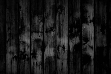 Tasarım ve dekorasyon için siyah ahşap dokular, dikişsiz ahşap döşeme, klasik ahşap, eski doğal desenli yüzey.
