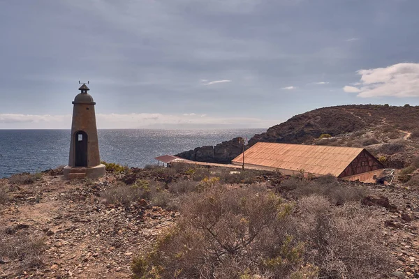 Tenerife, Kanarya Adaları, İspanya 'da deniz manzaralı deniz feneri