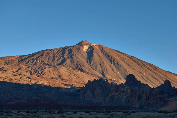 Vulcano El Teide all'alba a Tenerife, Isole Canarie — Foto Stock