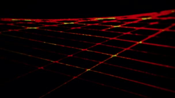 Grille fractionnée. Image verticale d'un tapis rouge 