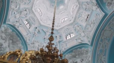 white windows on the ceiling with different vires