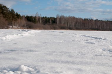 Sibirya 'nın sonsuz kar tarlaları