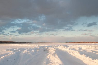 Sibirya 'nın sonsuz kar tarlaları