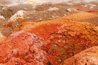 Kil tarlasında Mars manzaraları