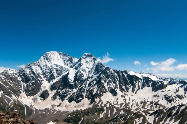Hegycsúcsok Kaukázusi Hegyek Mellett Elbrus — Stock Fotó