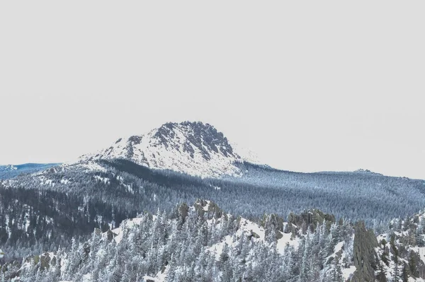 Bergrücken Winter Schnee — Stockfoto