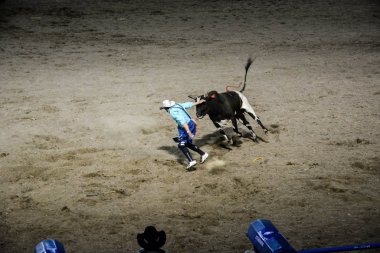 09.09.2019 Cody, Wyoming, Amerika Birleşik Devletleri Kovboy Rodeosu