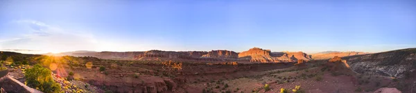 Panoramic picture of capitol reef national park, utah. stock photo — 图库照片