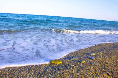 Adriyatik denizi, dalga, sahil kumu, kıyı şeridi