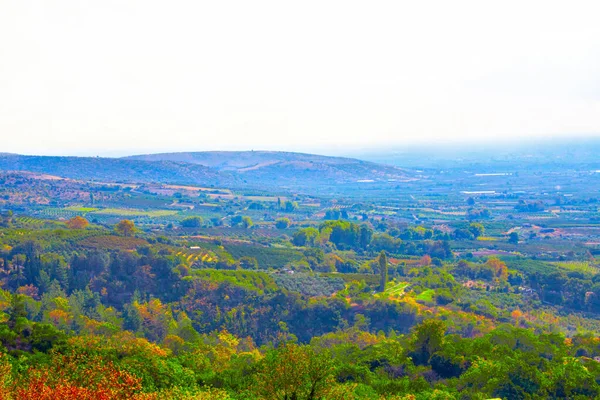 Grèce Paysage Ciel Automne Panorama — Photo