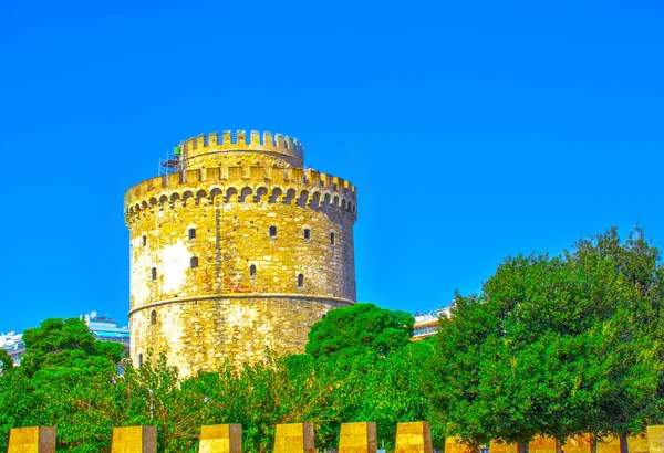 White Tower Thessaloniki City Heritage — Stock Photo, Image