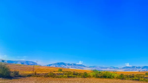 Panorama Pole Kopce Zemědělská Krajina — Stock fotografie