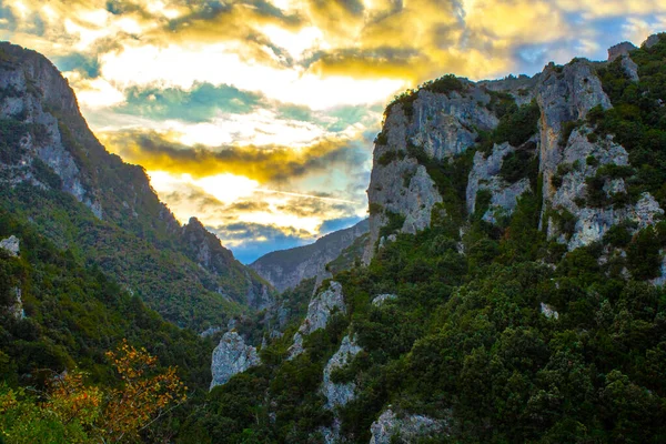 奥林匹斯山 希腊全景自然 — 图库照片