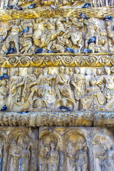 Arc Triomphe Relief Thessalonique — Photo