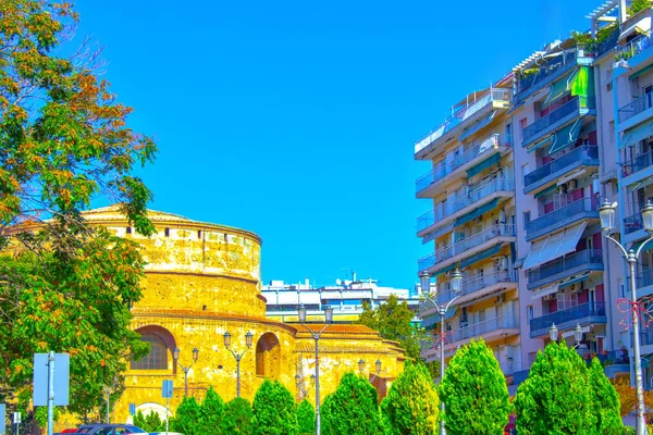 Rotunde Mit Dem Grabturm Des Galerius Thessaloniki — Stockfoto