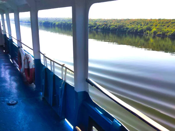 Meerblick Von Einem Kreuzfahrtschiff Deck — Stockfoto