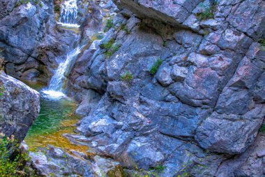 Yunanistan 'ın Litochoro kasabası yakınlarındaki Olimpos Dağı' ndaki 