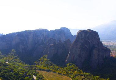 Yunanistan dağları gökyüzü manzarası