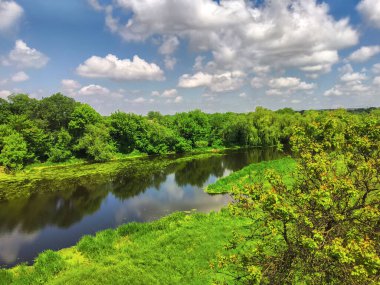 Nehir yolu Panorama Sahili Doğa