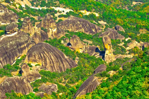 Griekenland Kalamata Berg Heuvels Lucht Panorama — Stockfoto