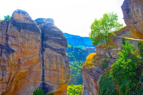 Grecja Górskie Wzgórza Panorama Nieba — Zdjęcie stockowe