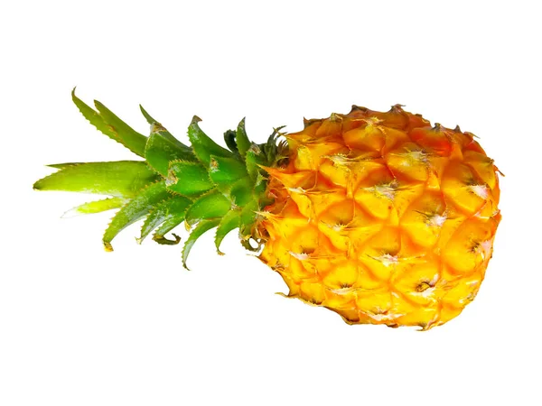 Ananas Frais Isolé Sur Fond Blanc — Photo